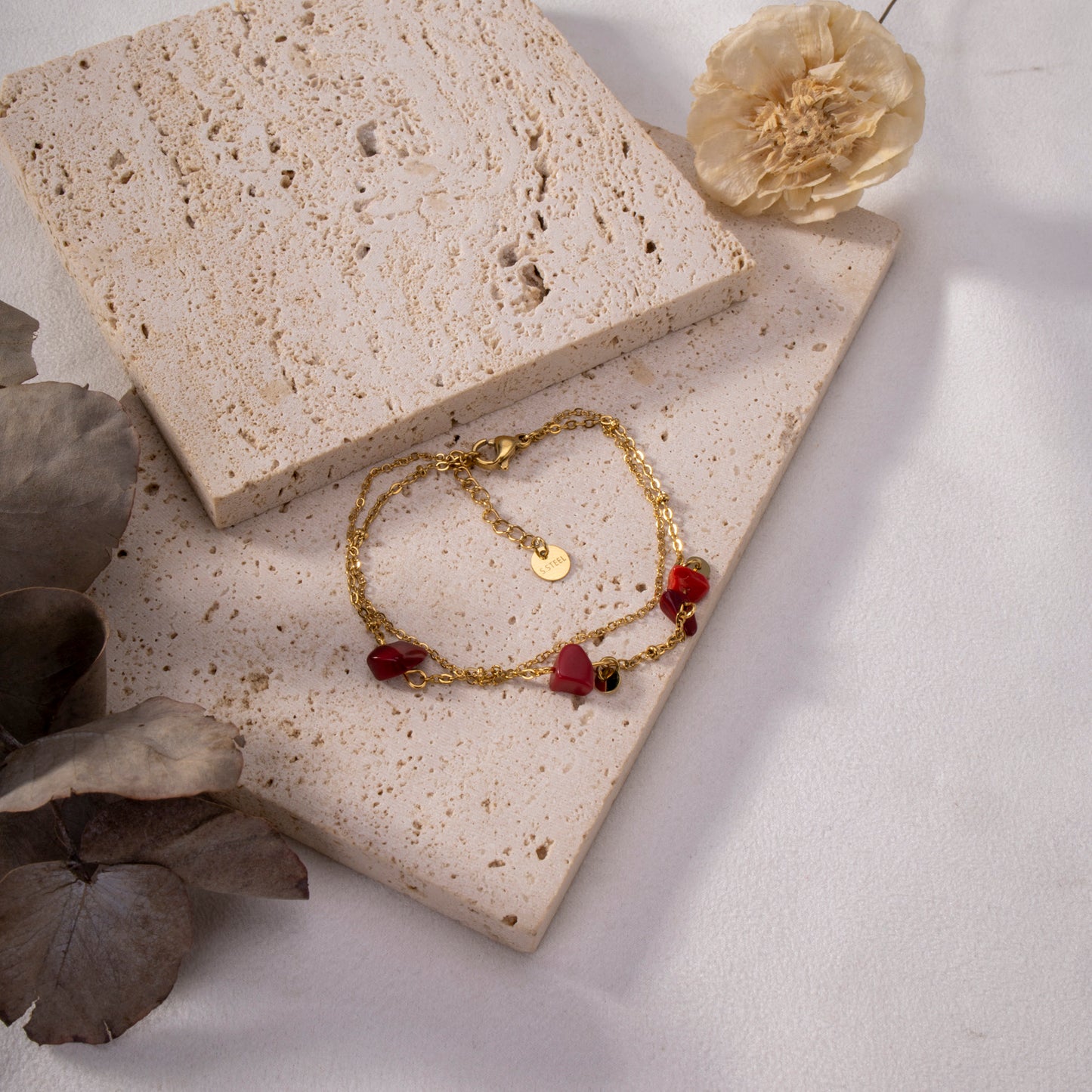 Edelsteen armband