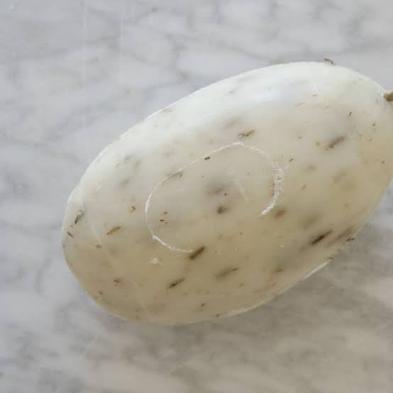 Lavandin zeepblok met koord