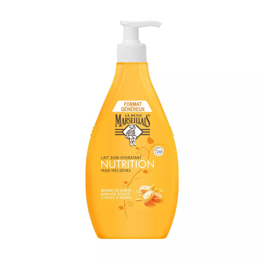 Le Petit Marseillais voedende bodylotion met karitéboter, amandelolie en arganolie voor zeer droge huid