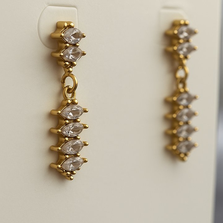 Kristallen oorbellen