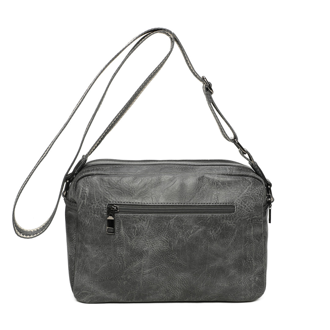 Grijze schoudertas