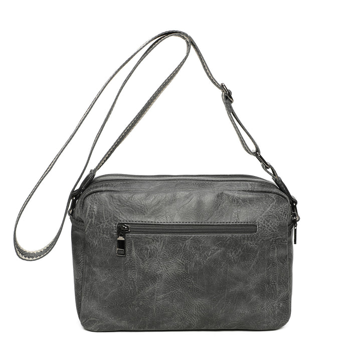 Grijze schoudertas