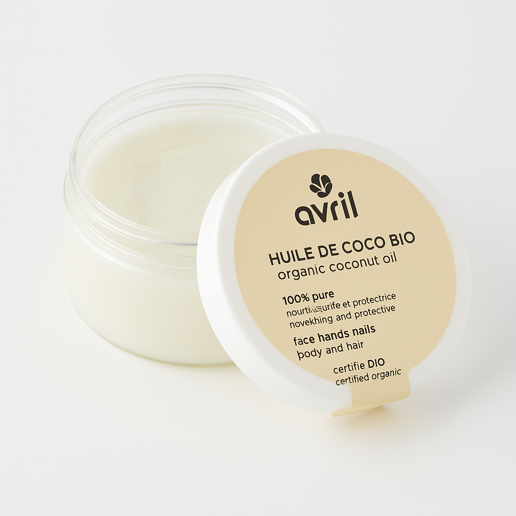 Avril Biologische Kokosolie 100% Puur en Koudgeperst