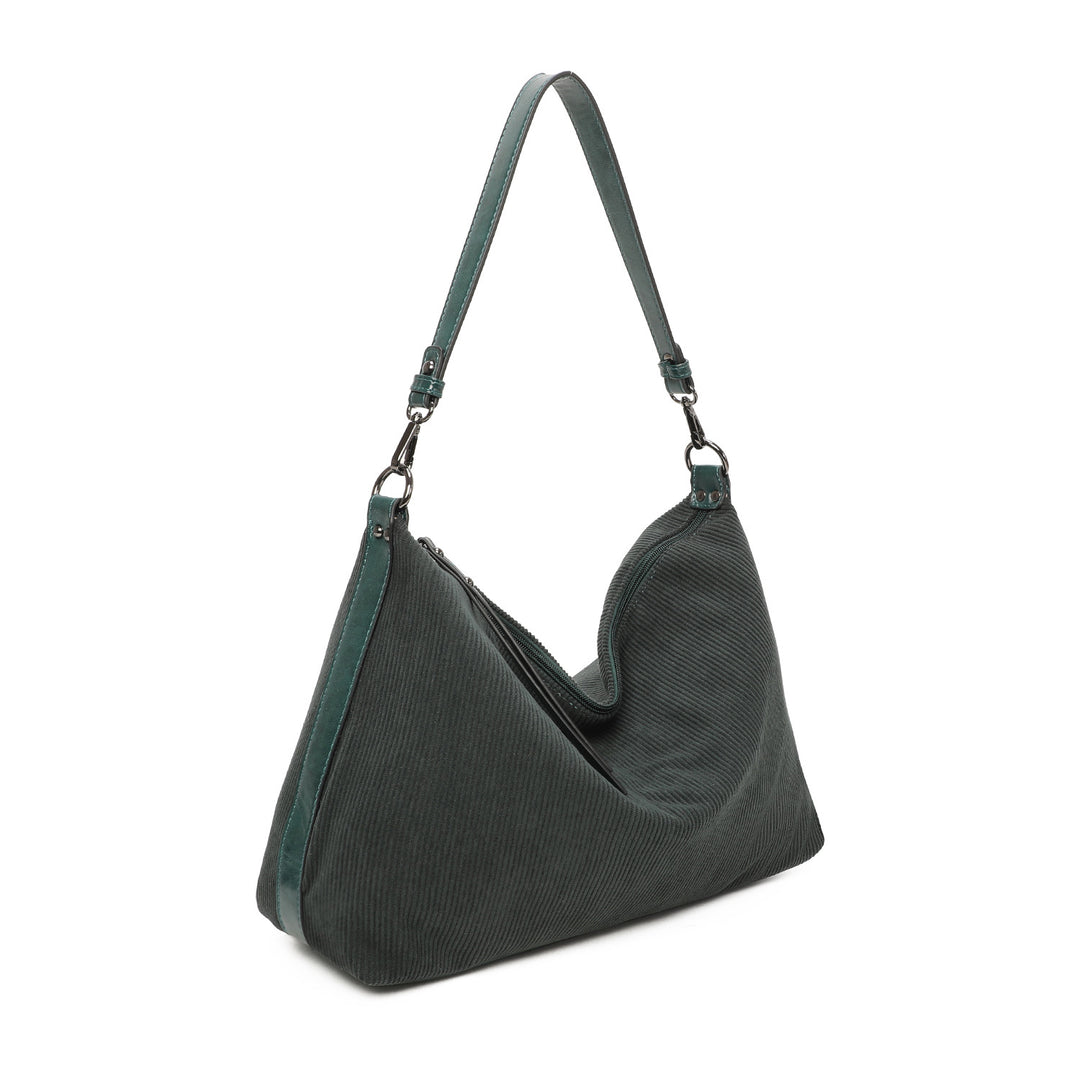 Schoudertas geribbeld