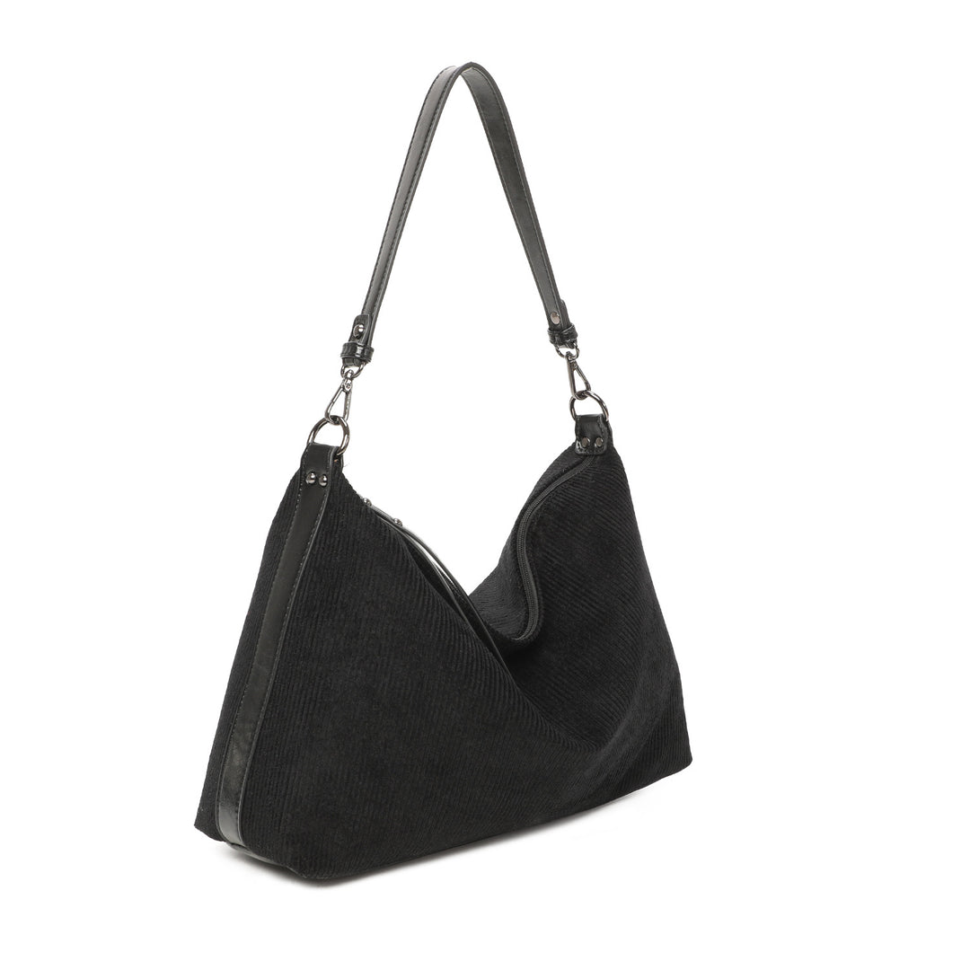 Schoudertas geribbeld