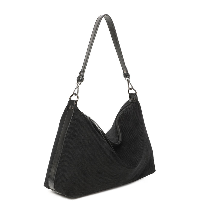 Schoudertas geribbeld