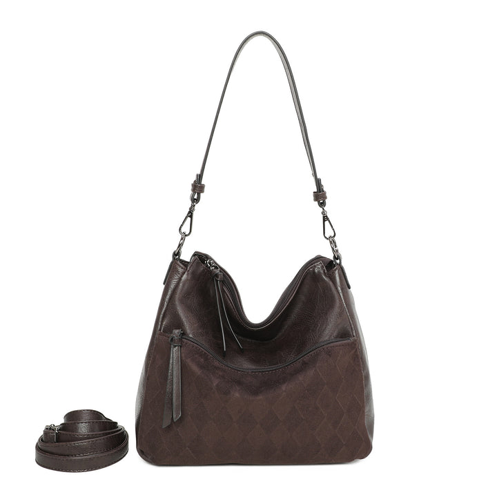 Schoudertas ruitjesmotief