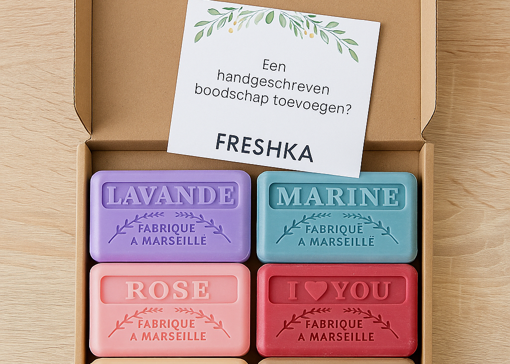 Zeep pakket brievenbus cadeau